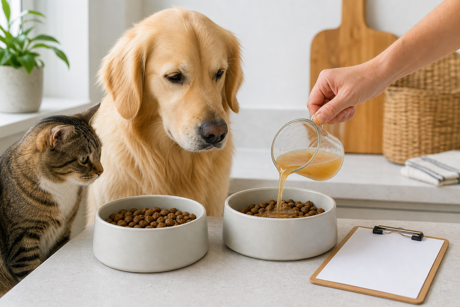 The Bone Broth Topper Deal That Can Water Down Your Pet Food Budget