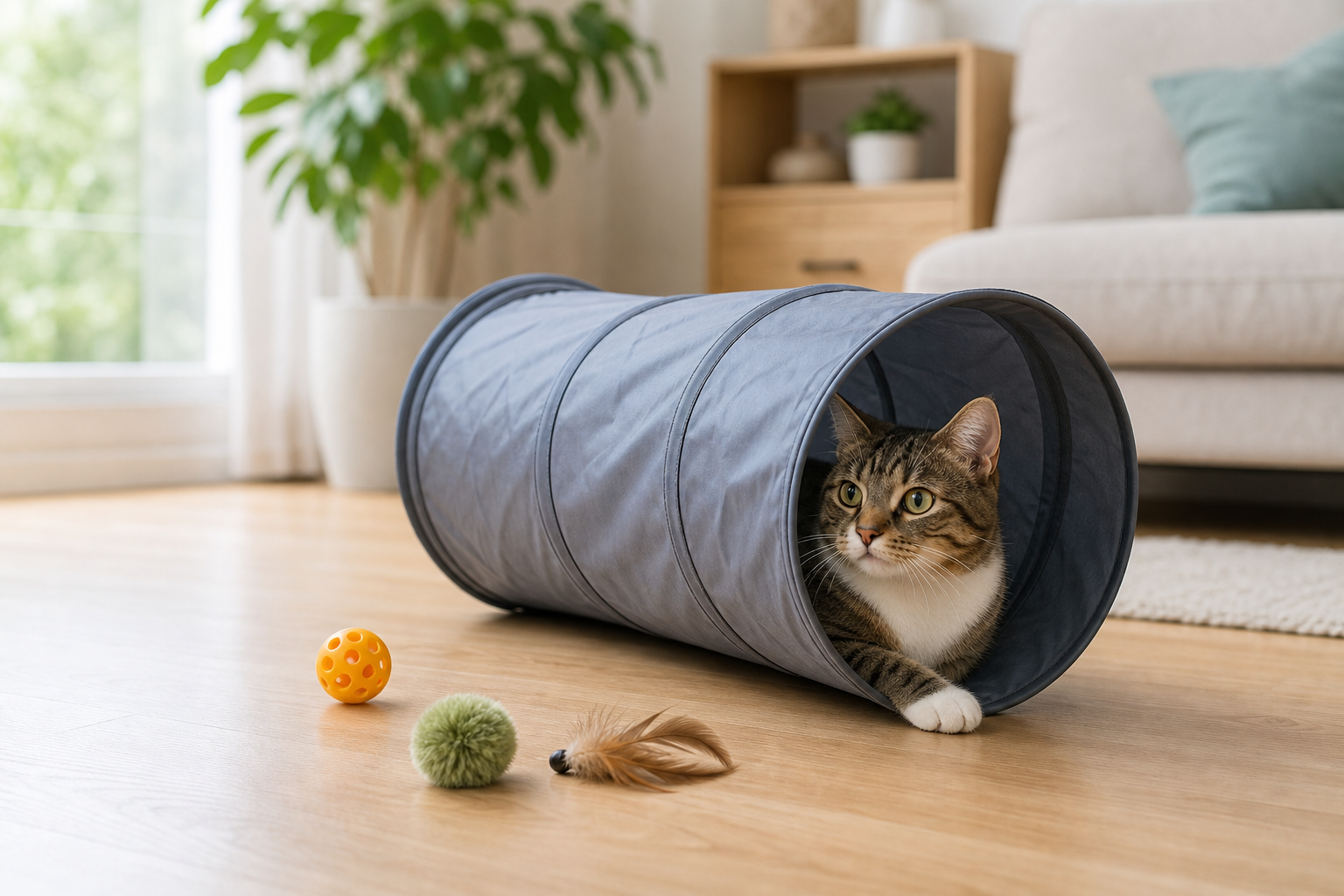 The Cat Tunnel Deal That Can Collapse Before Your Cat Plays