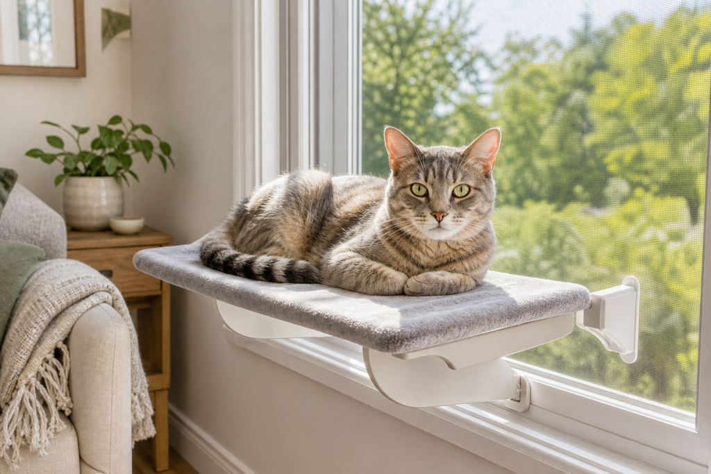 The Cat Window Perch Deal That Can Fall Before Your Cat Naps Thumbnail