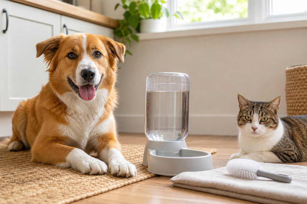 The Gravity Pet Waterer Deal That Can Get Slimy Before the Bowl Is Empty Thumbnail