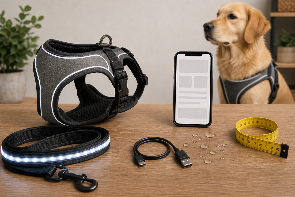 The Light-Up Dog Harness Deal That Can Disappear Under Fur Thumbnail