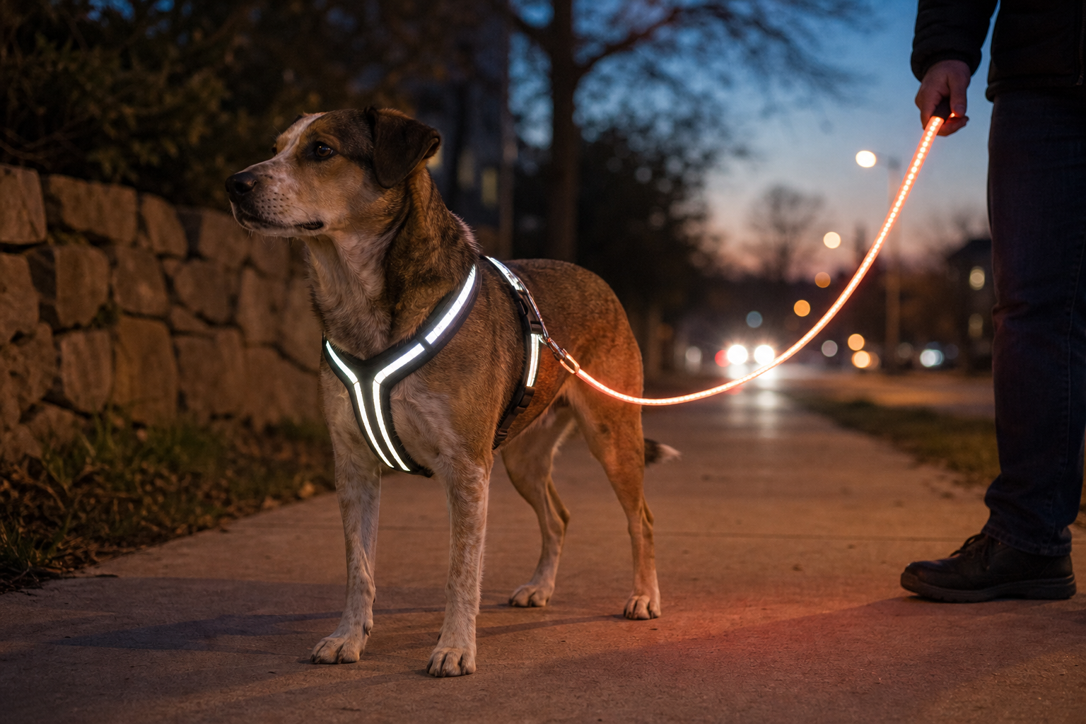 The LED Dog Leash Deal That Can Go Dark Before the Walk Ends