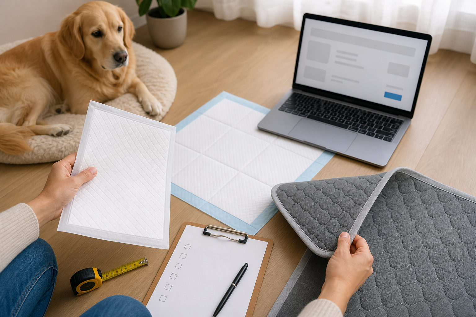 Unbranded puppy training pads compared before checkout