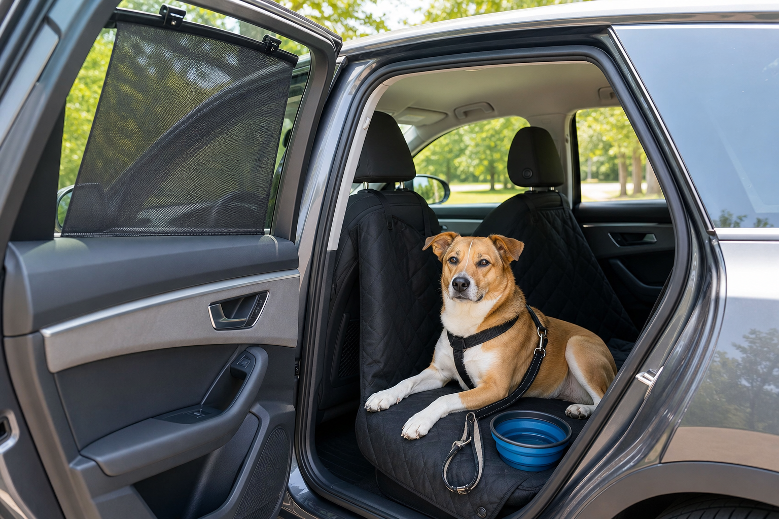 The Dog Car Window Shade Deal That Can Make Summer Travel Look Safer Than It Is
