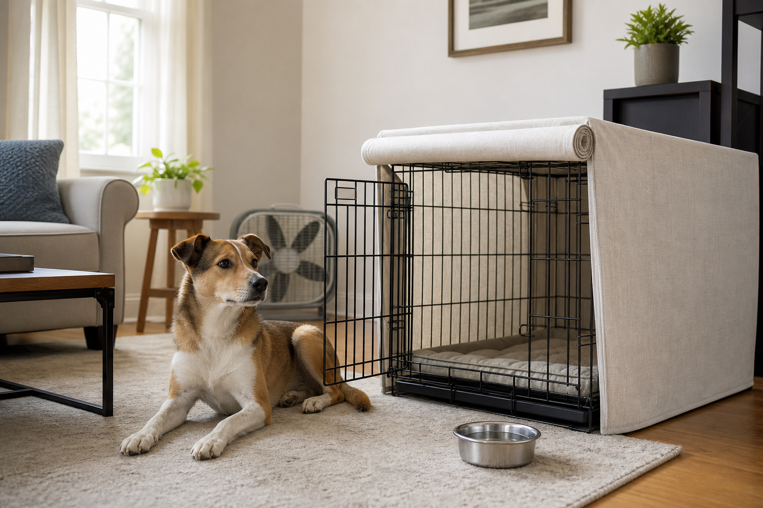 The Dog Crate Cover Deal That Can Trap Heat Before Fireworks Start
