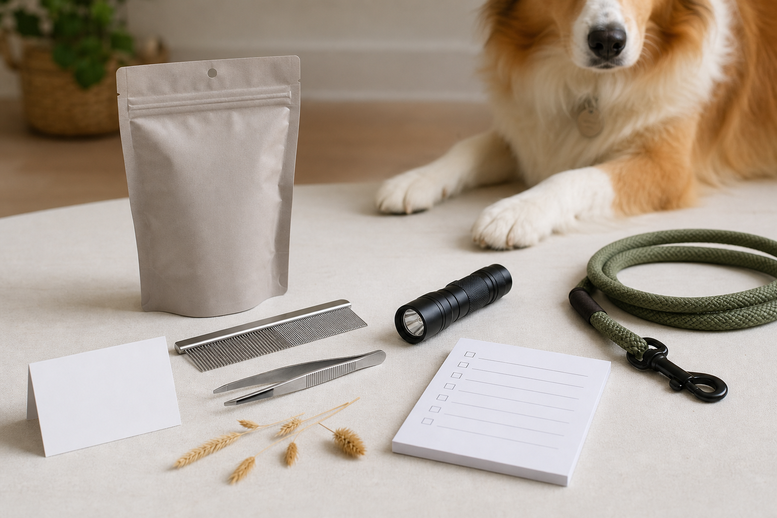 Unbranded dog foxtail inspection kit with comb and tweezers