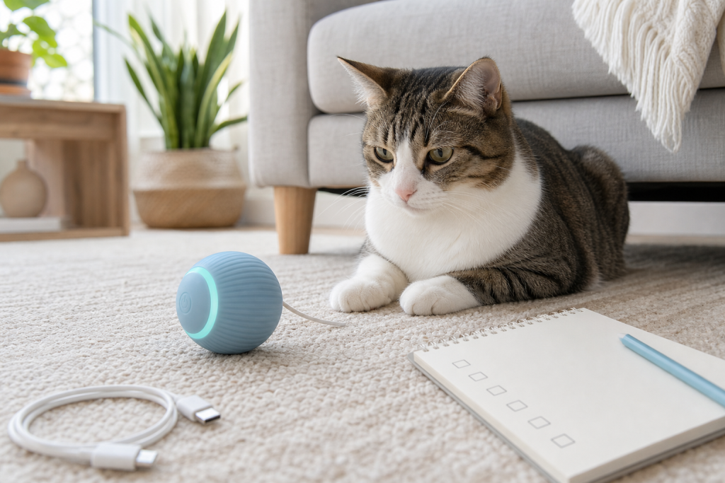The Smart Rolling Cat Ball Deal That Can Vanish Under the Sofa Thumbnail
