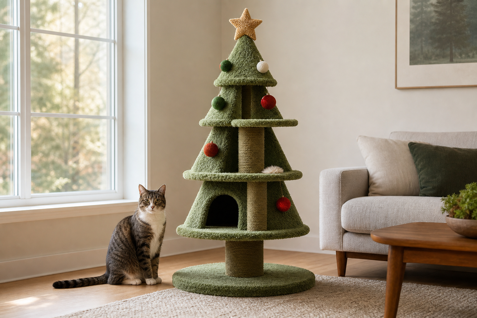The Cat Christmas Tree Deal That Can Tip Before the Holidays