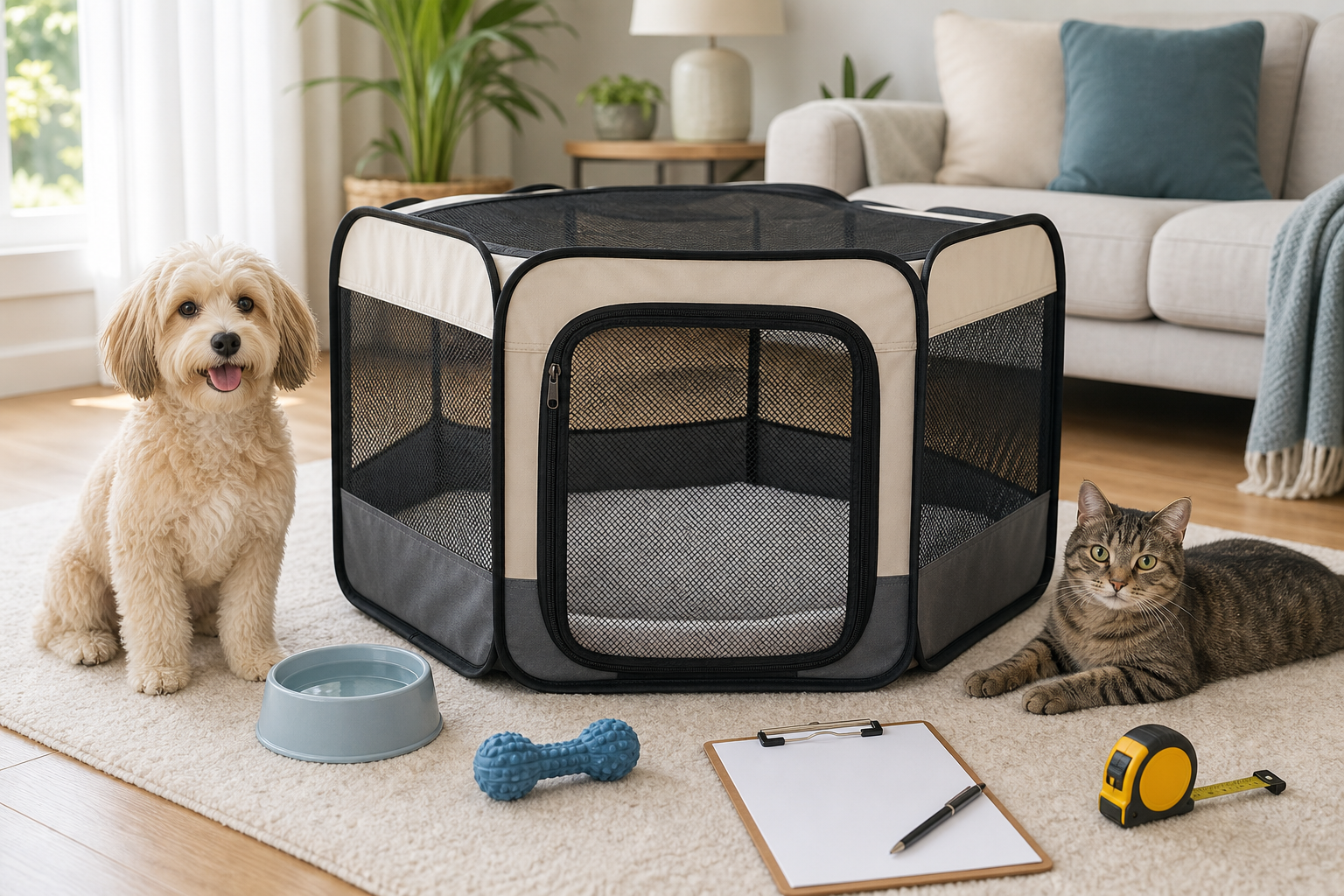 The Foldable Pet Playpen Deal That Can Collapse Before It Contains Your Pet