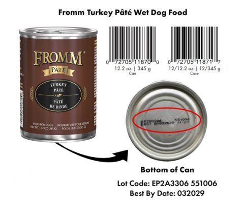 The Fromm Wet Dog Food Recall Detail to Check Before Reordering