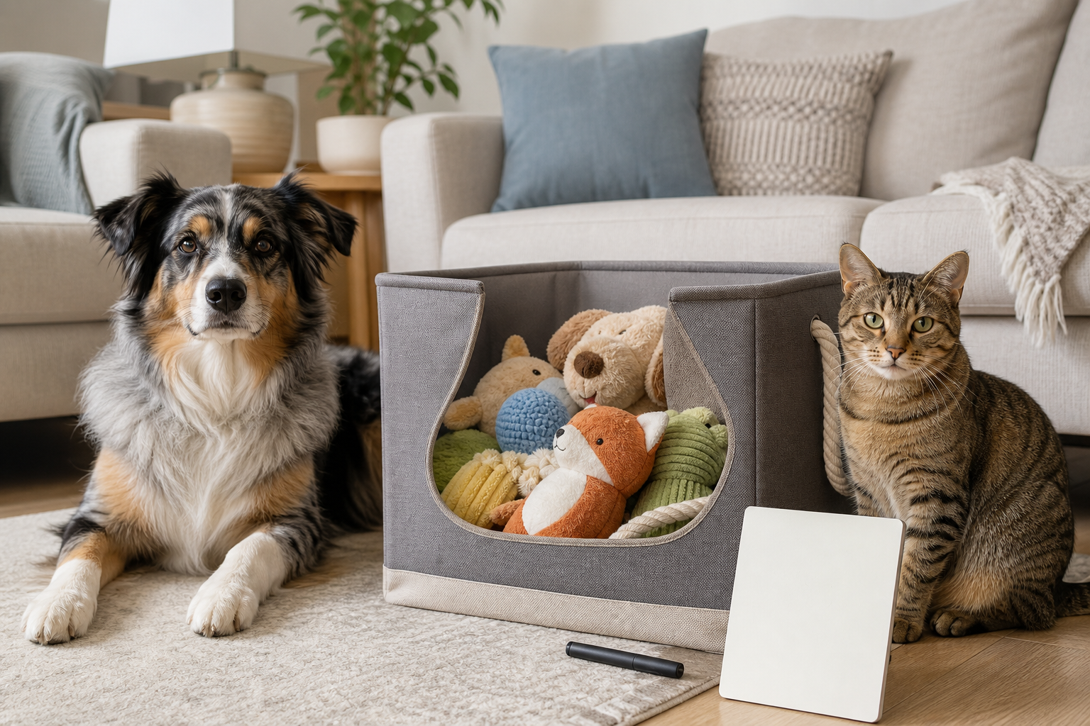 The Pet Toy Storage Bin Deal That Can Hide a Chew Hazard