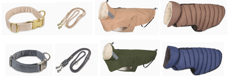 Aldi winter pet coats and collars official press image